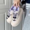 2024 pequenos sapatos brancos crianças outono novo coreano ins estudantes do sexo feminino esportes de lazer all-match board shoes street K189