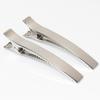 Nuevo Clip Cuadrado de Metal para Mujer Clip Largo Horizontal Simple con Pinza de Pato Dentada Nueva Pinza para el Cabello Accesorios para el Cabello Pinza para el Cabello