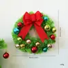 Nuevos Adornos de Árbol de Navidad Verdes Inclinados Diseño de Escena Navideña Serie Grinch Guirnalda Decoraciones de Ratán