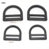 Hebilla Reforzada en Forma de D, Anilla en D Semisemicircular de Plástico, Hebilla de Conexión para Correa de Bolsa y Mochila, En Stock para Envío 24H Transfronterizo