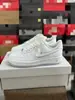 Sapatos Putian Air Force One Af1 Sapatos Brancos Co-branded Air Tênis Masculino e Feminino Trigo Couro Bovino de Primeira Camada Tênis Esportivo de Cano Baixo