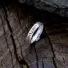 Plata Pura 99 Plata Cultura Taoísta Anillos de Plata Pura para Hombres y Mujeres, Estilo Chino Vintage, Anillo de Cola de Nicho para Buena Suerte en el Año de Nacimiento