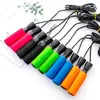 H542 cuerda de saltar para fitness de estudiantes cuerda de saltar de plástico para entrenamiento mango con rodamiento cuerda de saltar cuerda de PVC prueba de cuerda de saltar