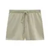 Love e Nancy Treze Linhas 2026 Outono Estilo Preguiçoso Coreano Cintura Elástica Cordão Bainha Dobrada Lã Shorts para Casa 04913