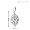 Colgantes de Animales Lindos Transfronterizos, Elementos Adorables de Oso y Delfín, Accesorios de Colgante de Acero Inoxidable Personalizados DIY Incrustados con Diamantes