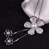 Cadena de Suéter de Moda Estilo Coreano Nueva para Otoño e Invierno Personalizada con Colgante de Flor y Perla y Collar con Borla para Mujer, Accesorio de Ropa Largo Versátil