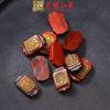 Accesorios de Mazu Tallados DIY de Sándalo, Cuentas Creativas, Pulseras, Cuentas Sueltas, Cadenas para Teléfono Móvil, Colgantes, Joyería