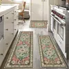 Serie Estilo Bohemio Temu Amazon Alfombrillas Largas de Cocina para el Hogar Antideslizantes y Resistentes a las Manchas Juego de Tres Piezas de Alfombrillas para el Suelo
