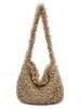 Bolsa de Felpa Nueva y Linda para Principios de Otoño 2025 Bolso de Mano Cruzado Bolso de Felpa Suave y Ceroso Bolso Cruzado de Hombro