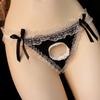 Tangas para hombre Lencería erótica Panties de encaje Gay Lazo Fácil Sexo Pene Hueco Ropa interior