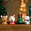 Enfeite de Mesa Papai Noel Decorações de Natal Cenário Enfeite Boneco de Neve Brinquedo Presente para Crianças