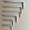 Llave Hexagonal en Forma de L de Venta Directa en Stock, Llave Allen para Muebles, Llave Galvanizada en Forma de I con Bordes Hexagonales