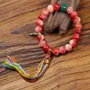 Pulsera de Cuenta de Manzana de Hueso de Camello Estilo Tíbet, Accesorios de Cuenta Dzi Estilo Tíbet, Suministro de Pulsera Estilo Étnico Vintage