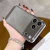 Funda de Malla Electrochapada para iPhone 17 Pro Max Adecuada para Apple 16 Ultrafina Transpirable Disipadora de Calor 13 Funda para Teléfono 15 Cobertura Completa 14