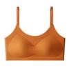 Ropa interior sin costuras de seda helada transfronteriza para mujer, sin aros, push-up, ajustable, fina, transpirable, sujetador deportivo