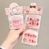 Pegatinas de Uñas Portátiles Infantiles Especiales de Dibujos Animados Lindas para Niñas, Set Exquisito Seguro y No Tóxico