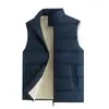 Chaleco de algodón para hombre Enbu, nuevo estilo otoño e invierno, casual, forrado de polar, cálido, chaleco deportivo, prenda exterior transfronteriza