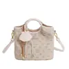 Bolsa Pequena de Moda Verão para Mulheres 2025 Nova Bolsa Transversal Versátil com Estampa Estilosa, Bolsa de Mão Tote Saco