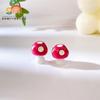 Dibujo Animado Tridimensional Pequeño Hongo de Cinco Puntas Hecho a Mano DIY Pegamento de Crema Funda para Teléfono Accesorios Creativos para Pasador Materias Primas