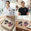 Insignias metálicas personalizadas, pintura tipo esmalte, placas de nombre de aleación de zinc recubiertas de resina, pines, regalos corporativos, insignias escolares, personalización de logo