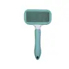 Peine de aguja de acero inoxidable para mascotas, para gatos y perros, para eliminar el pelo suelto, desenredar y masajear; cepillo para aseo y limpieza para gatos y perros