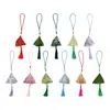 Bolsita de Incienso de Artemisa, Bolsita Triangular de Brocado con Fragancia de Zongzi, Bolsa de Fragancia Portátil, Adorno Colgante para Coche, Bolsita con Borla, Regalo para Evento