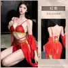 Ropa Temática Ligera y Elegante, Princesa Exótica, Bailarina Encantadora, Faja de Estilo Antiguo, Vestido de Gasa con Encaje, Tendencia Nacional Sexy, Hanfu de Estilo Antiguo