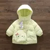 M346 Ropa Exterior de Algodón Engrosado para Niñas Ropa Exterior de Invierno Linda Moderna Versátil Dibujos Animados Ropa Exterior de Algodón Nueva Chaqueta de Algodón de Invierno