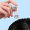 Aplicador de Couro Cabeludo Mino Massageador Roller de 5 Agulhas para Couro Cabeludo Portátil Pente de Massagem Aplicador de Óleo Essencial