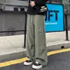Pantalones de Esquí Impermeables con Forro de Terciopelo para Otoño e Invierno para Hombre, Marca de Moda, Pantalones Cargo Rectos Holgados para Exteriores, Pantalones Casuales Gruesos