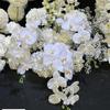 Blanco puro arreglo floral de globos de boda coreana flor artificial globo de fiesta de cumpleaños boda decoración floral flor artificial