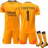 2425 Real Madrid fora uniforme de futebol terno meias laranja 9 Mbappe jersey 5 Bellingham comércio exterior grandes quantidades