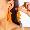Amazon Transfronterizo Frescos Coloridos Pendientes de Flor de Girasol Dulce Atmósfera Pendientes Colgantes de Flor de Tulipán Joyería