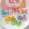 Chaveiro Pingente Pequena Flor Borboleta de Resina Acessórios DIY para Bolsas, Ganchos Pequenos de Porta, Mochilas, Decorações de Fones de Ouvido, Pequenos Presentes