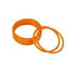 Fabricante Produce Sellos de Junta Tórica de Silicona, Juntas Tóricas de Silicona Naranja, Empaques de Junta Tórica de Silicona