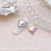 12 x 13 arte de uñas de corazón torcido de cristal joyería de diamante puntiagudo de corazón torcido hielo a través de explosiones amor Super Flash taladro de uñas al por mayor