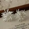 Novos Brincos de Fogos de Artifício Deslumbrantes para Mulheres, Cheios de Diamantes, Brilhantes, Brincos com Design de Nicho, Elegantes e Versáteis, Brincos para o Dia a Dia Atacado
