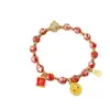 Pulsera de flor fragante de Pekín para mujer, esmalte cloisonné cloisonné, pulsera de flor, pulsera de cuentas corazón a corazón, venta al por mayor