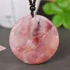 Al por mayor de fábrica colgante marca Paisaje Jade Dorado hebilla de seguridad colgante marca Dragón Jade Dorado Doble Dragón protección collar de jade principal