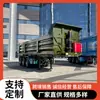 Fabricante Original Suministro Transfronterizo Venta de Exportación Semirremolque Volquete de Volteo Trasero en Forma de U Transporte de Ingeniería Carbón Arena y Grava