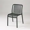 Cadeira de plástico com encosto cadeira de jantar simples moderna cadeira de lazer para exterior cadeira de negociação por atacado cadeira de jantar