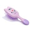 Peine pequeño con airbag para cabello liso con forma de oreja para niños, color macarrón, patrón de gato lindo, pequeño y portátil, peine de cojín de aire