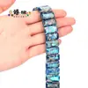 Acessórios de Pulseira Mais Vendidos Transfronteiriços Coloridos Marca de Mão Pedra Imperial Retangular Marca de Mão DIY Pedra Contas Soltas Fabricante Atacado