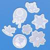Gotas de Cola de Cristal Joias Molde de Cristal Lua Estrelas Padrão de Água Pingente Cavalo de Tróia Silicone de Grau Alimentício Ferramentas para Bolo