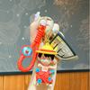 Chaveiro Pirata Luffy de Anime Fofo Pingente de Chaveiro Atacado Joias para Casal Presentes Boneca