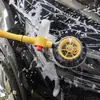 Herramienta Mágica para Lavado de Autos, Cepillo de Agua, Mopa Giratoria Automática de Chenilla, Cepillo Telescópico de Mango Largo para Limpieza de Autos en Casa, Mopa para Lavado de Autos