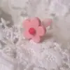 Nuevo anillo fresco y lindo para niños, anillo ajustable con dibujos de flores tridimensionales para niñas, lindo regalo para bebé
