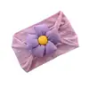 Diadema de flor para bebé de celebridad de internet diadema para el pelo flor europea y americana INS flor gorda diadema de calcetín puerta halógena elástico suave cabeza de bebé