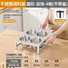 Caja de condimentos de acero inoxidable con compartimentos para condimentos, mermelada e ingredientes en polvo para hielo, adecuada para puestos