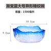 Estilo japonês Phnom Penh martelado vidro transparente Salah Bowl Legumes e Frutas Bowl criativo estilo nórdico prato de frutas vermelhas
